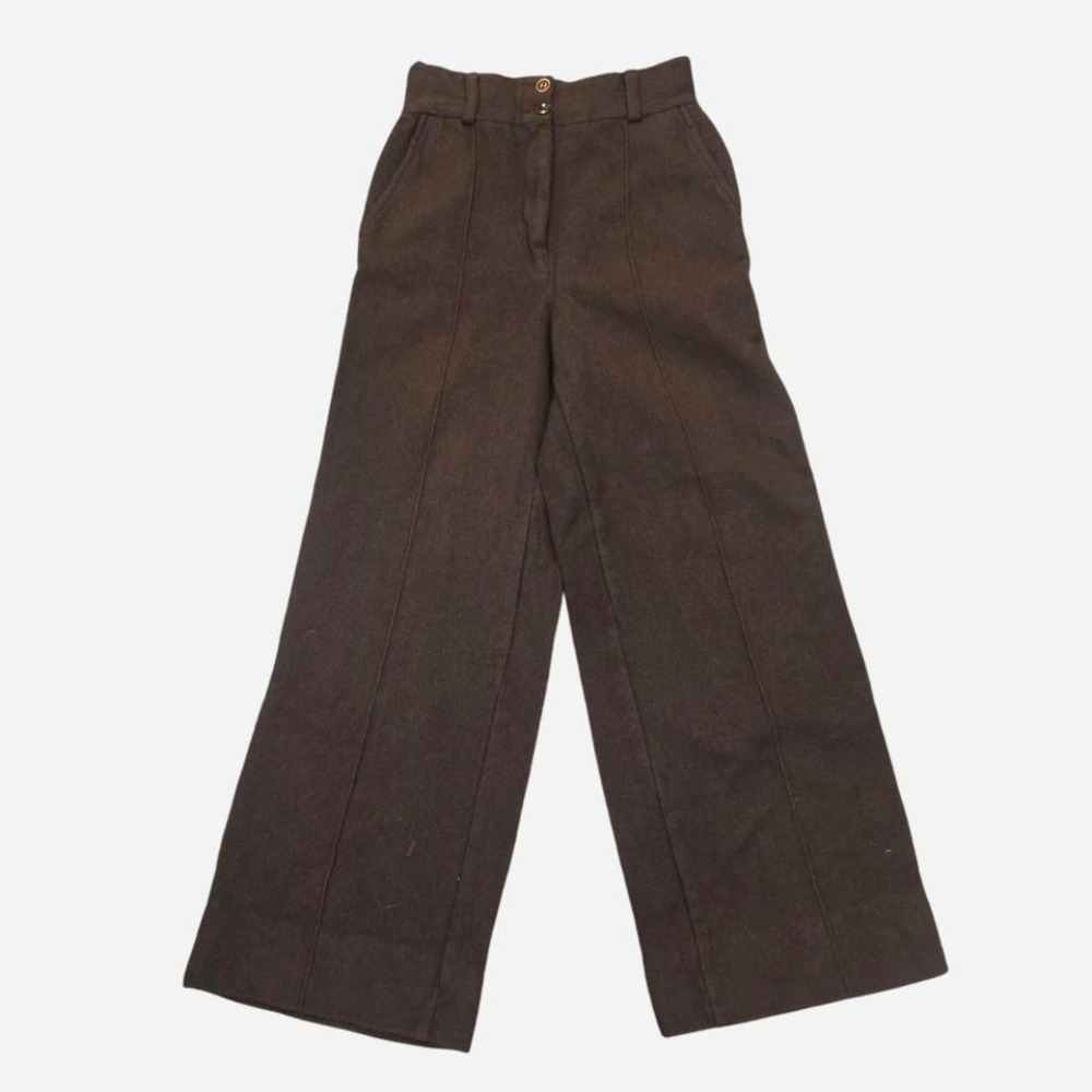 womens true vintage brown wide leg pants